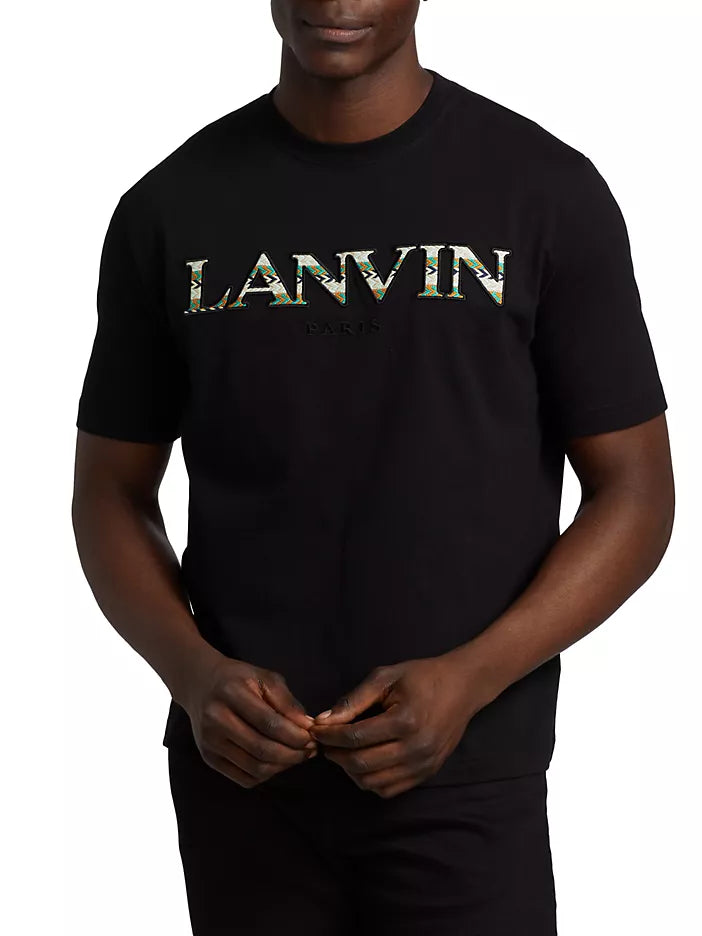 LANVIN CURB LOGO TEE