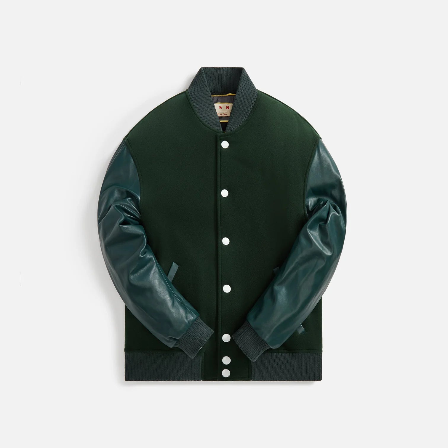 【関税&送料込み】Marni Jackets And Vests MARNI LEATHER AND KNITTED VARSITY JACKET – TheLuxeLend