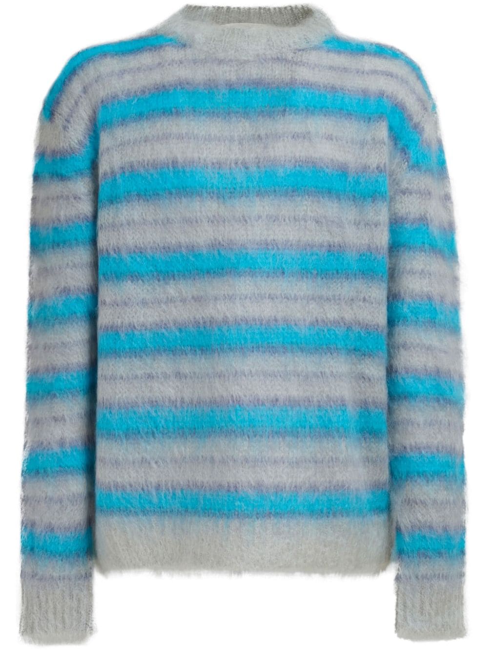 MARNI STRIPED MOHAIR JUMPER