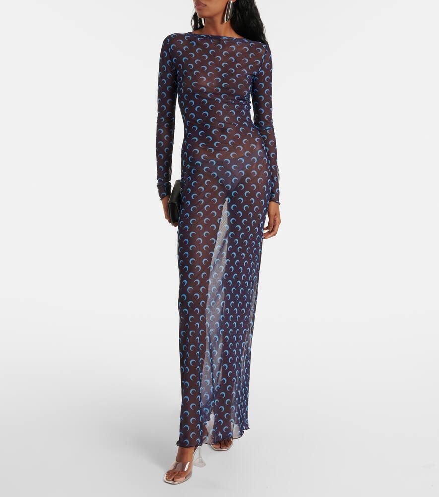 MARINE SERRE ALL OVER MOON MAXI DRESS – TheLuxeLend