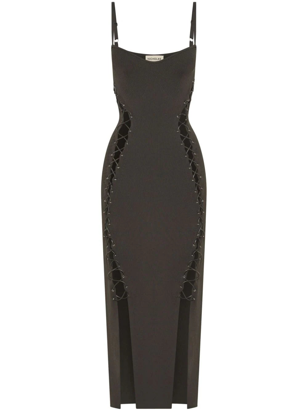 NICHOLAS PALMER LACE UP DRESS | TheLuxeLend NICHOLAS PALMER LACE UP DRESS | TheLuxeLend