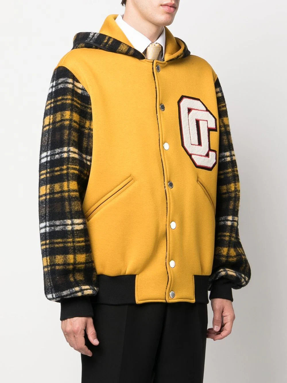 OPENING CEREMONY LOGO PATCH VARSITY JACKET