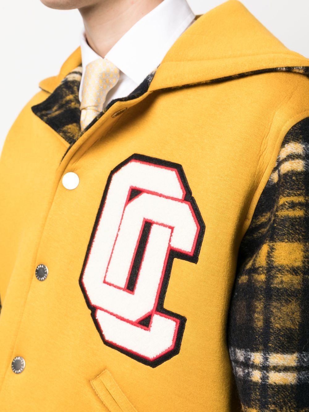 OPENING CEREMONY LOGO PATCH VARSITY JACKET