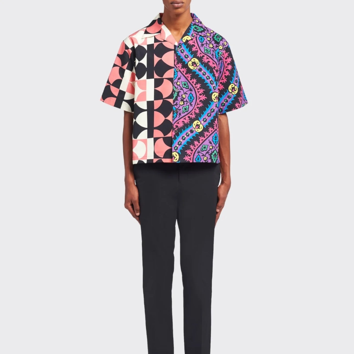 PRADA DOUBLE MATCH SHIRT (2020 COLLECTION)