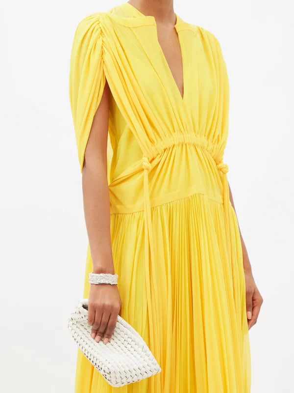 PROENZA SCHOULER V-NECK LONG DRESS (SS 2022)