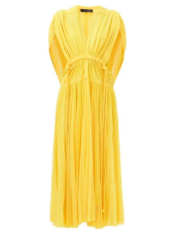 PROENZA SCHOULER V-NECK LONG DRESS (SS 2022)