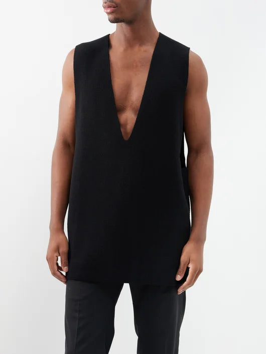 RICK OWENS CASHMERE SWEATER VEST