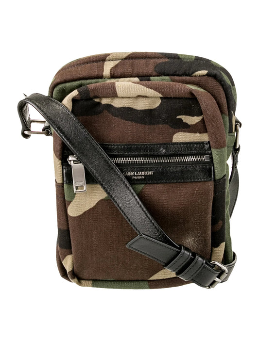 SAINT LAURENT CAMO CROSSBODY