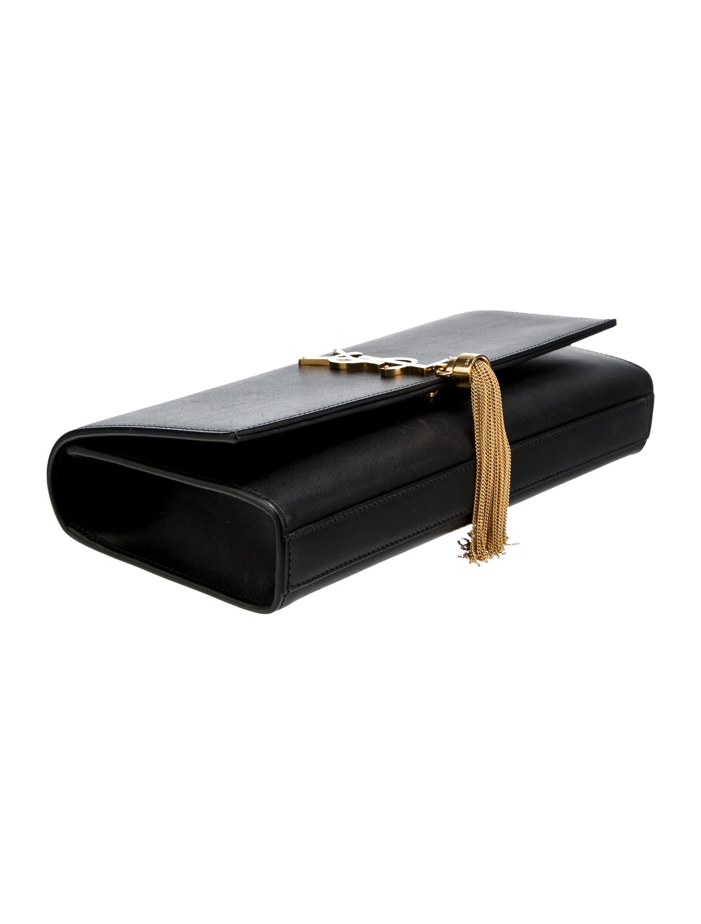 SAINT LAURENT MONOGRAM KATE TASSEL CLUTCH BAG RENTAL