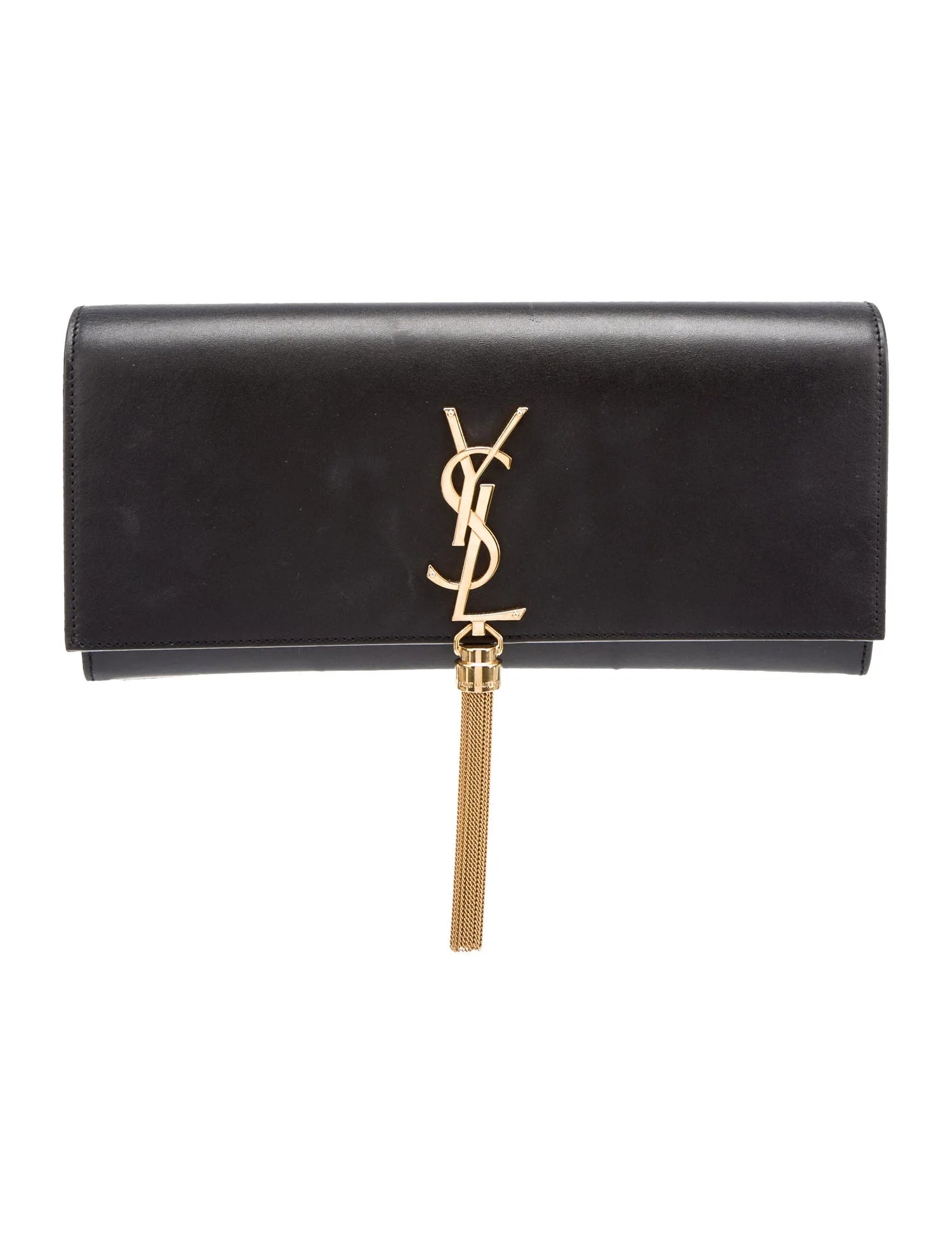 SAINT LAURENT MONOGRAM KATE TASSEL CLUTCH BAG RENTAL