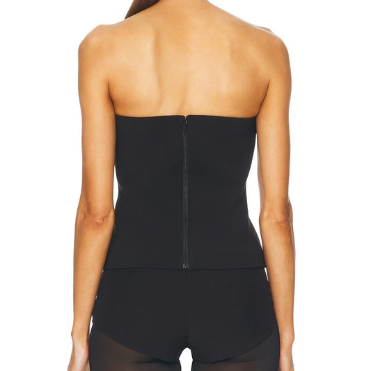 SELF-PORTRAIT RHINESTONE BOW TOP