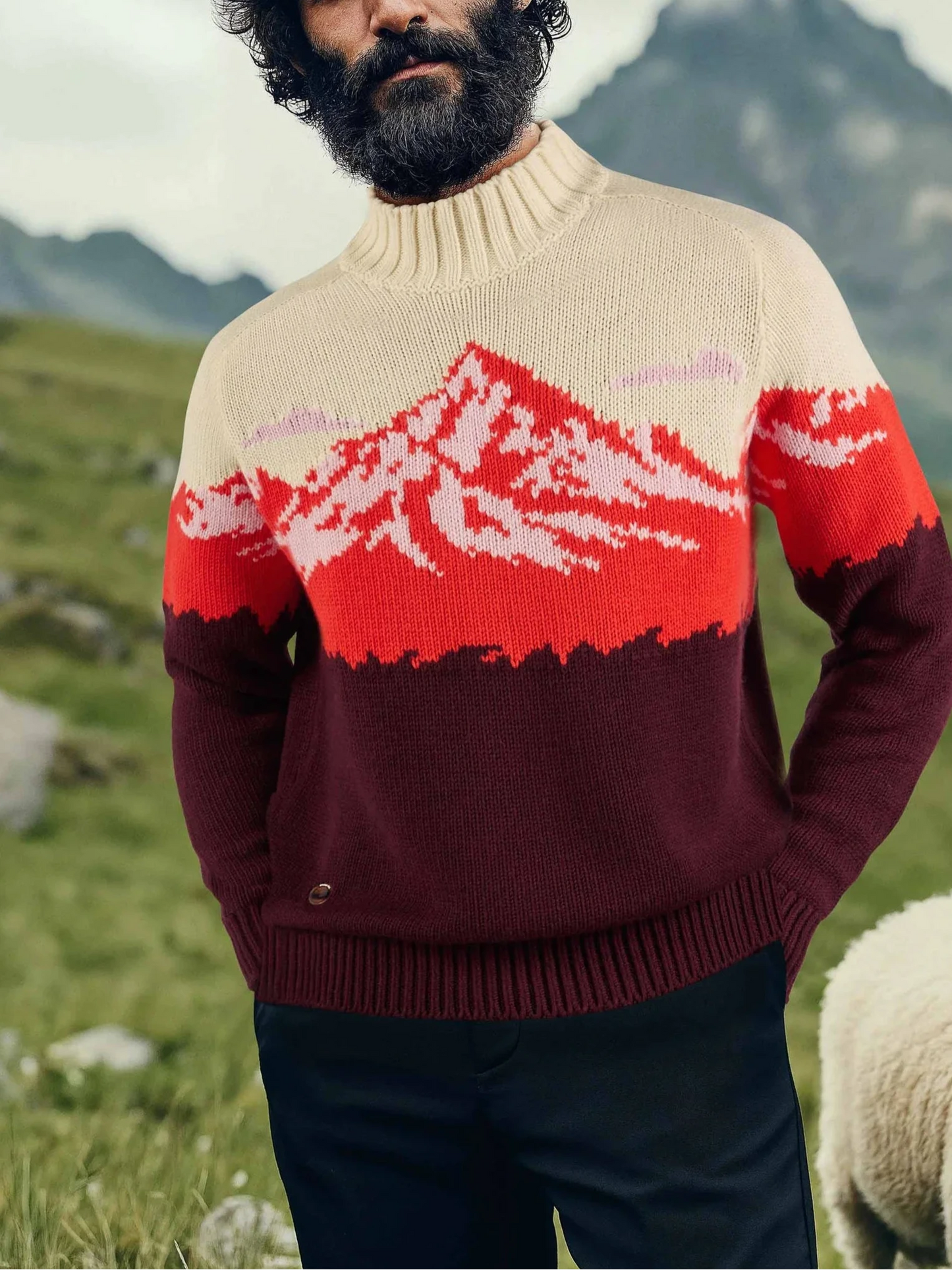 SHEEP INC. THE MOUNTAIN HIGH NECK SWEATER