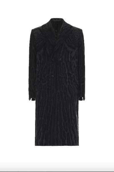 GIVENCHY DOUBLE BREASTED BOXY LONG COAT