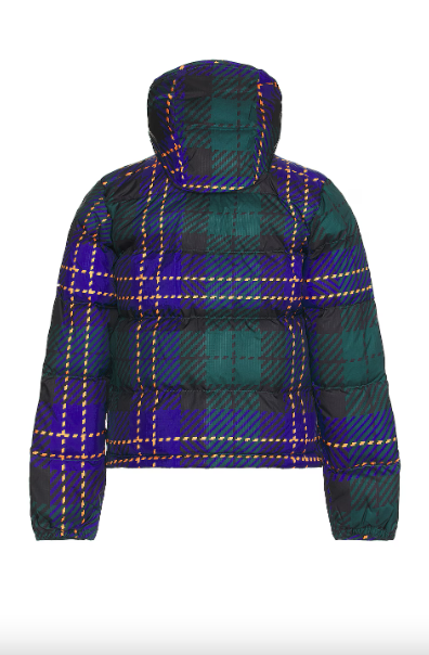 THE NORTH FACE PRINTED SIERRA DOWN SHORT JACKET