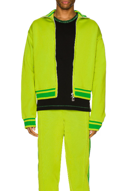 BOTTEGA VENETA KNIT ZIP UP JACKET