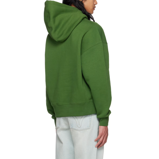 AMI PARIS Green Ami de Cœur Hoodie