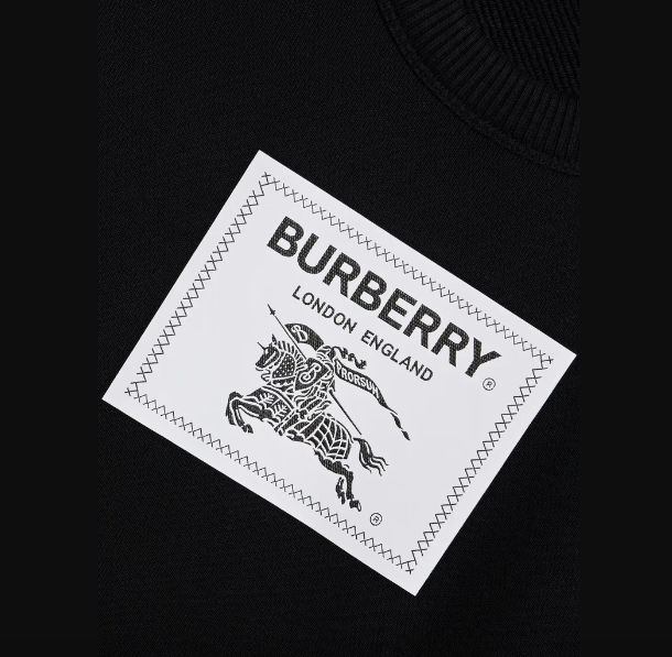 BURBERRY EQUESTRIAN LOGO SWEATSHIRT