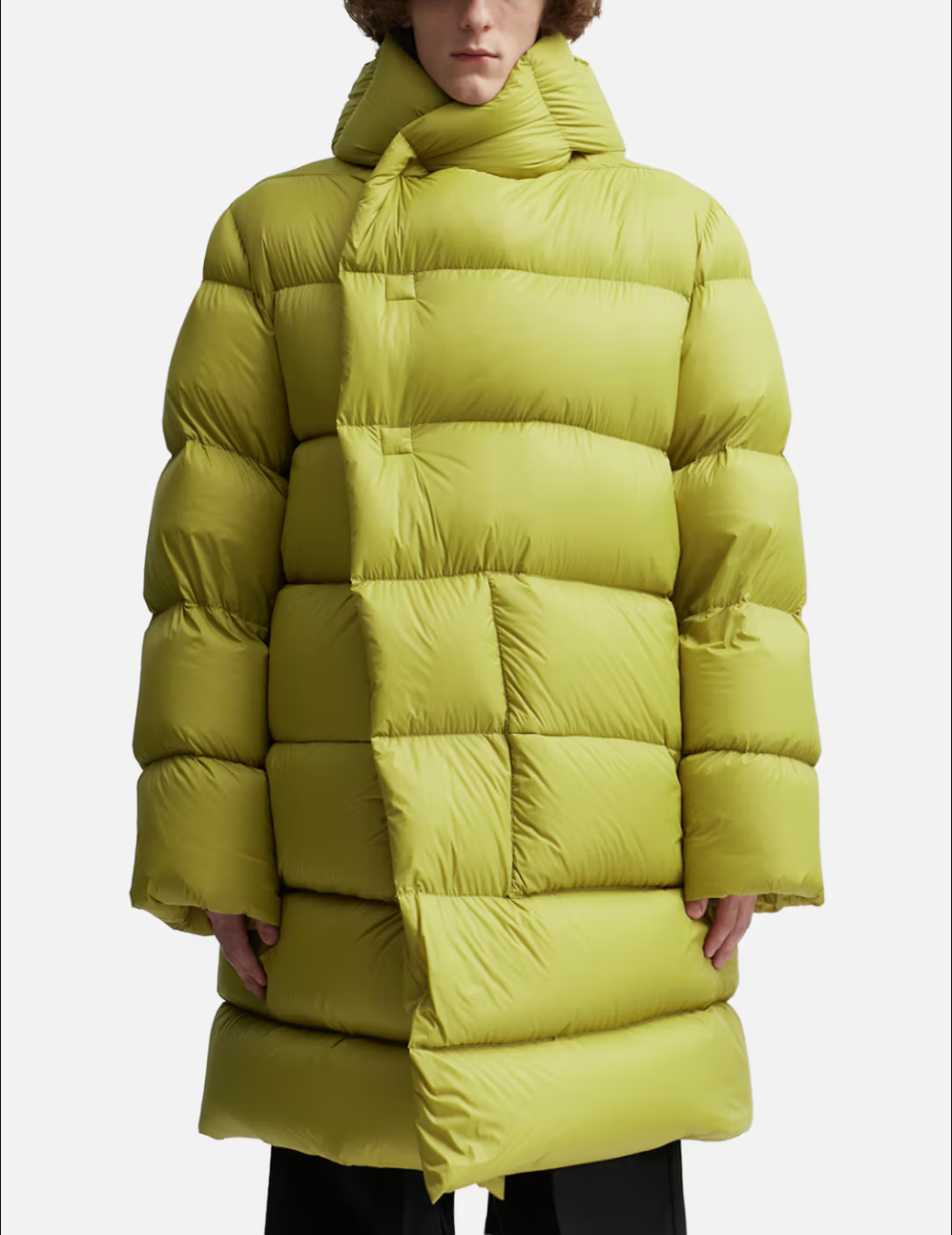 RICK OWENS HOODED PUFFER COAT