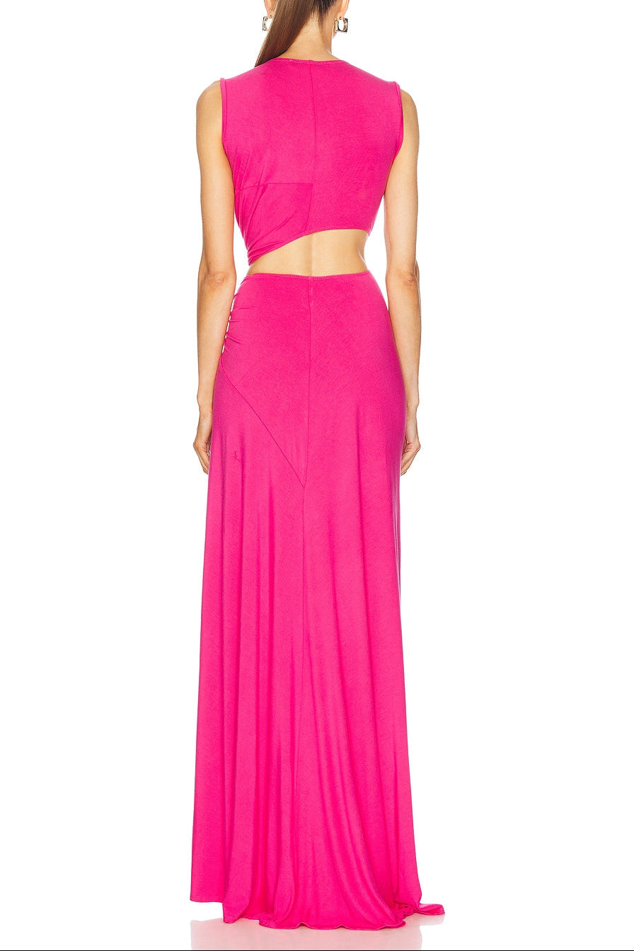 SID NEIGUM TRIPLE LOOP KNIT DRESS