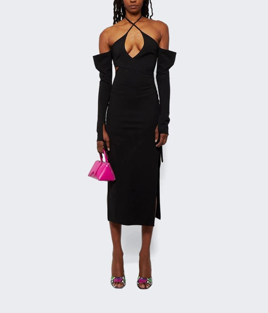 THE ATTICO GRETA MIDI DRESS