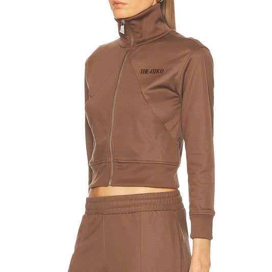 THE ATTICO ZIP SWEATSHIRT