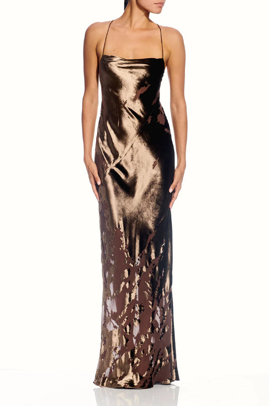 THE SEI COWL BIAS GOWN