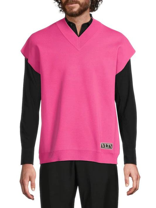 VALENTINO LOGO SWEATER VEST