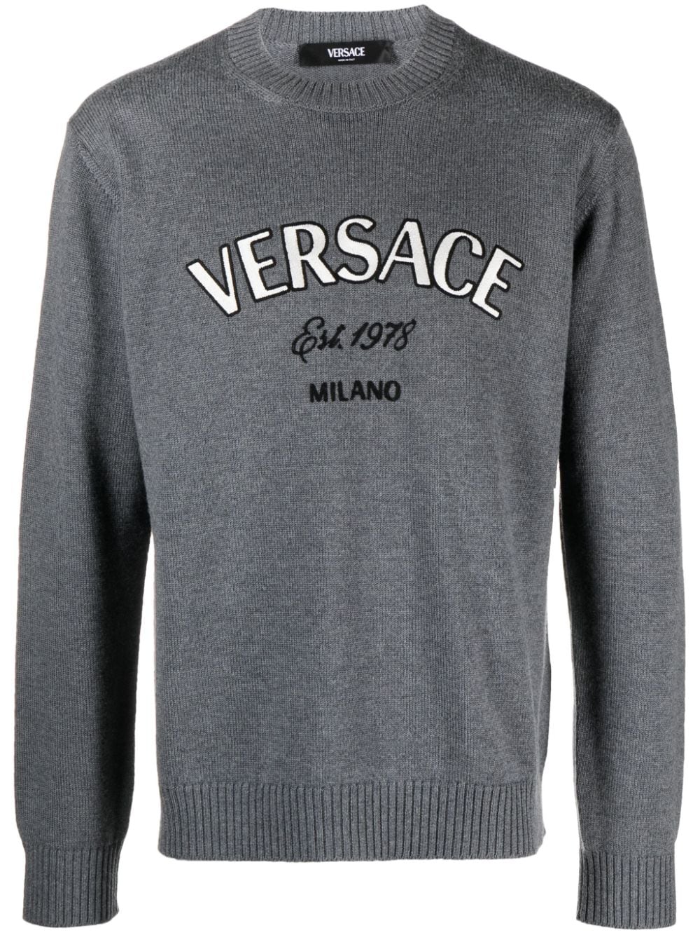 VERSACE EMBROIDERED SWEATER