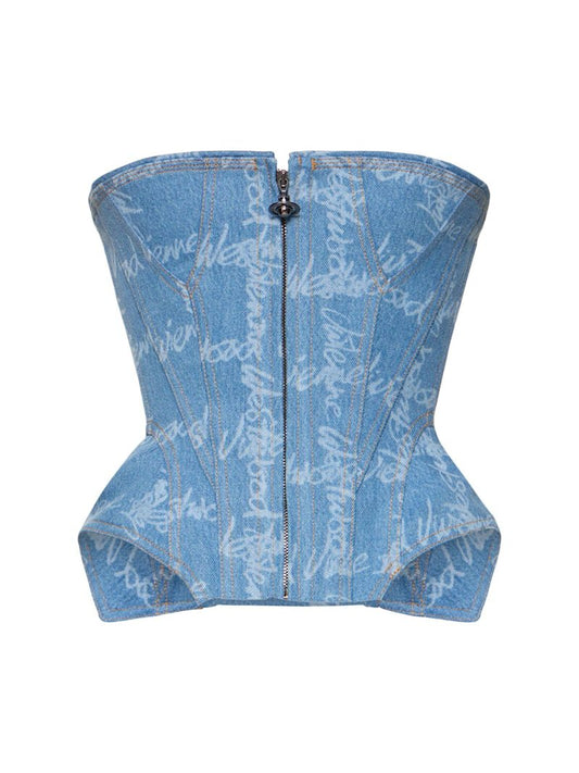 VIVIENNE WESTWOOD COBRAX DENIM CORSET