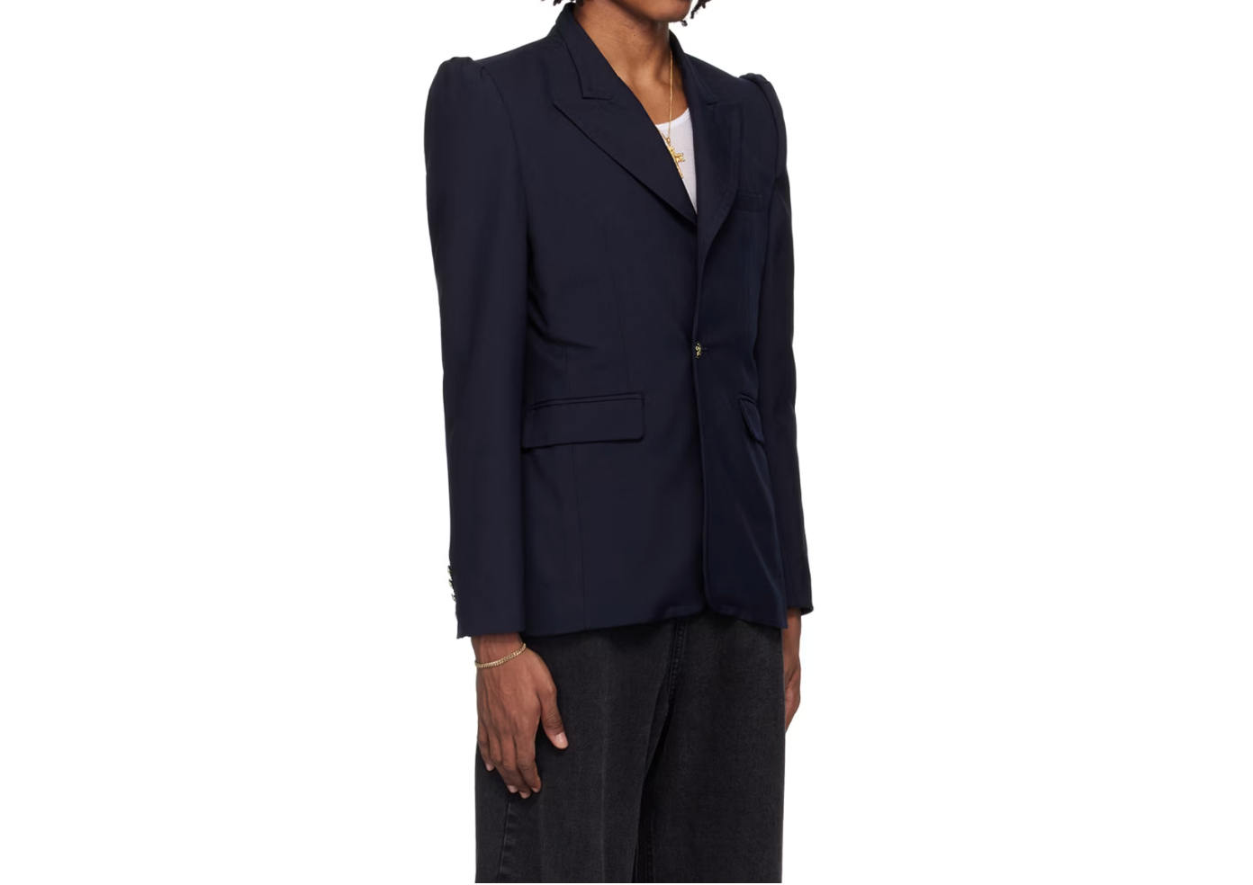 WILLY CHAVARRIA STAPLE PEAK LAPEL BLAZER