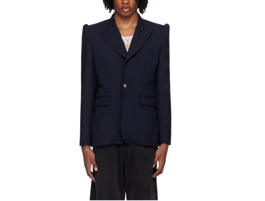 WILLY CHAVARRIA STAPLE PEAK LAPEL BLAZER
