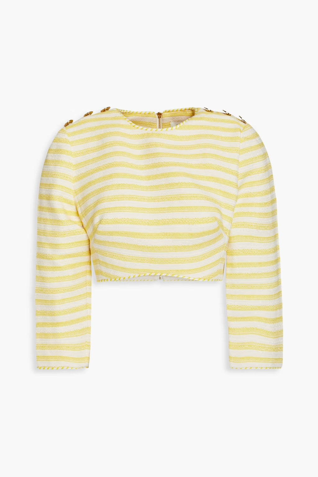ZIMMERMANN STRIPED CROP TOP