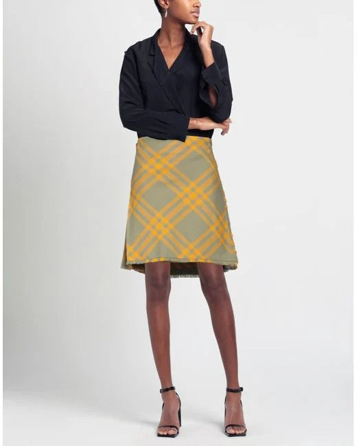 BURBERRY CHECK KILT SKIRT