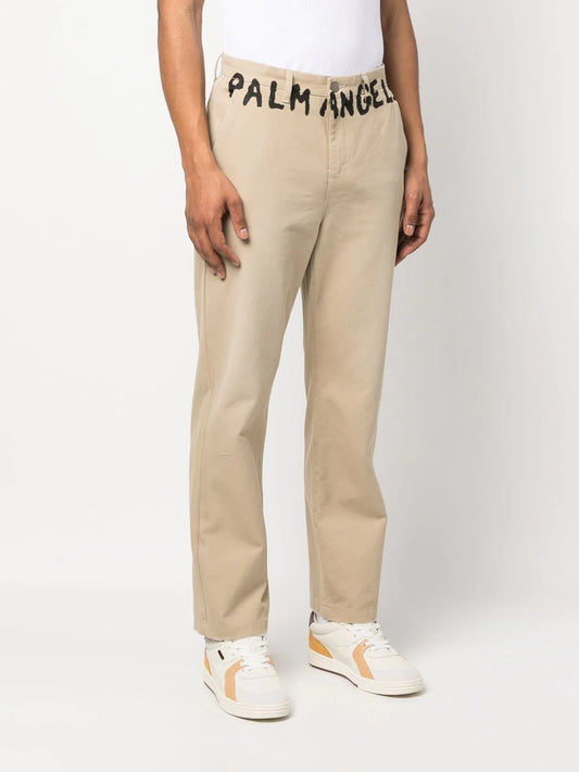 PALM ANGELS LOGO TROUSERS