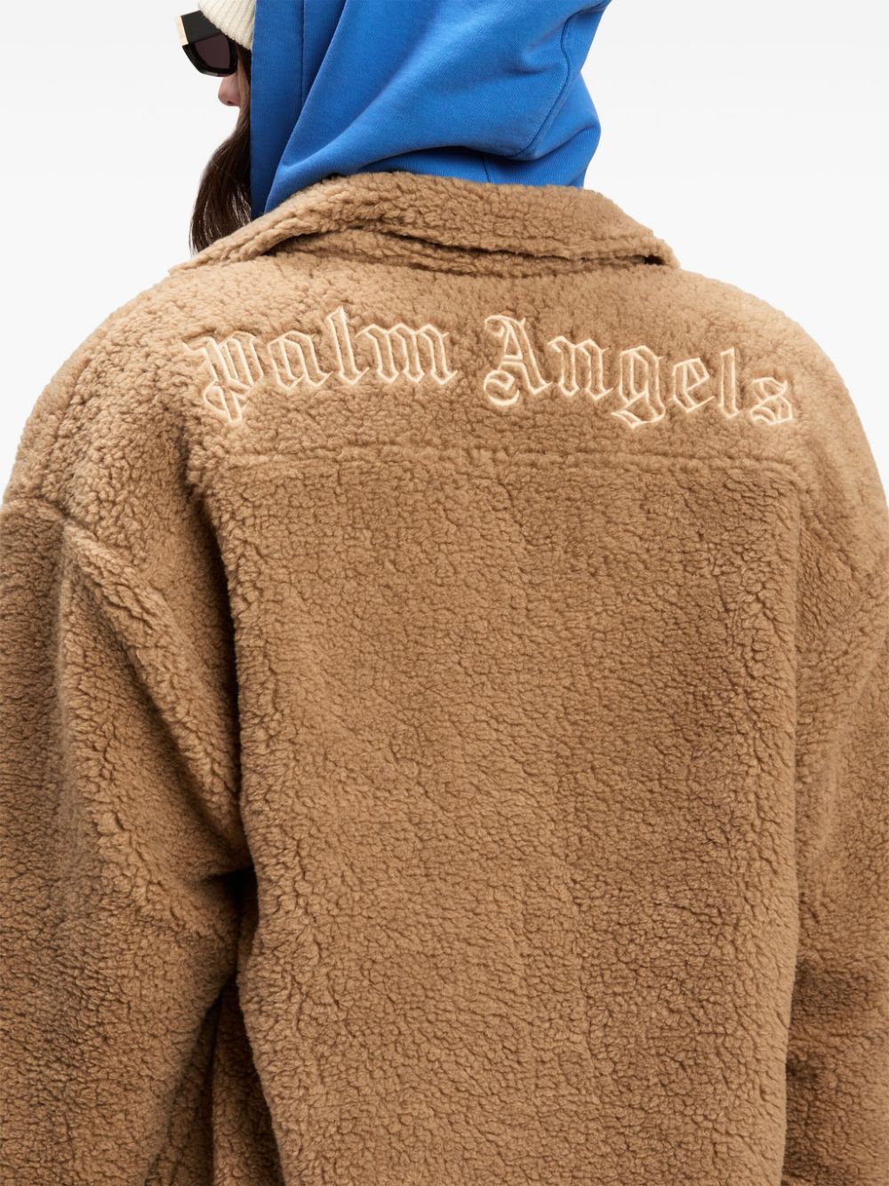 PALM ANGELS BEAR IN MIND SHIRT JACKET