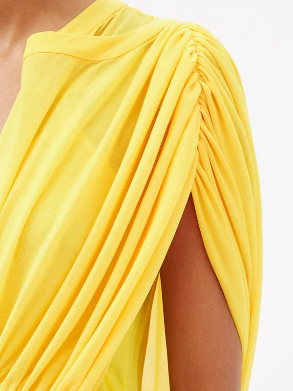 PROENZA SCHOULER V-NECK LONG DRESS (SS 2022)