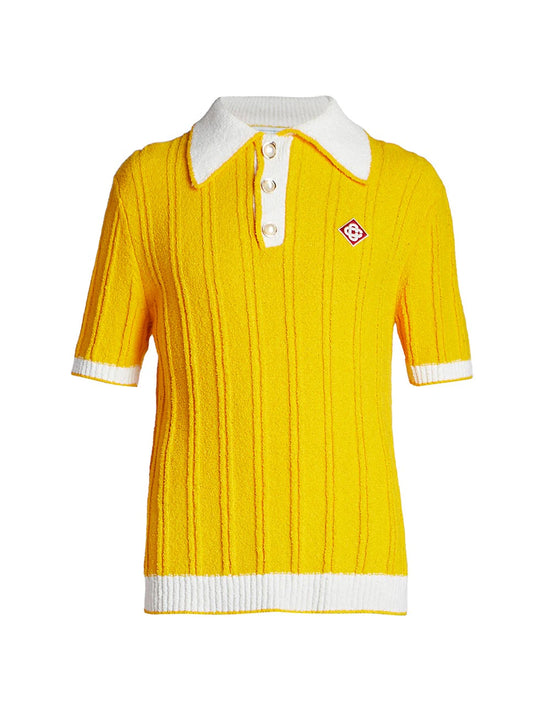 CASABLANCA PATCH POLO SHIRT
