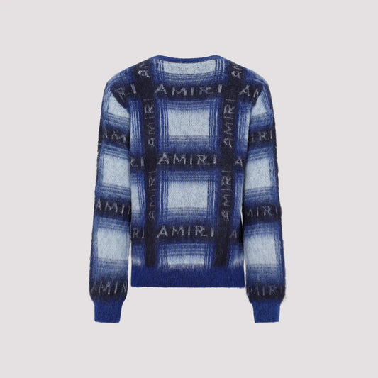 AMIRI MOHAIR PLAID SWEATER FOR RENT, LUXURY CLOTHING RENTAL