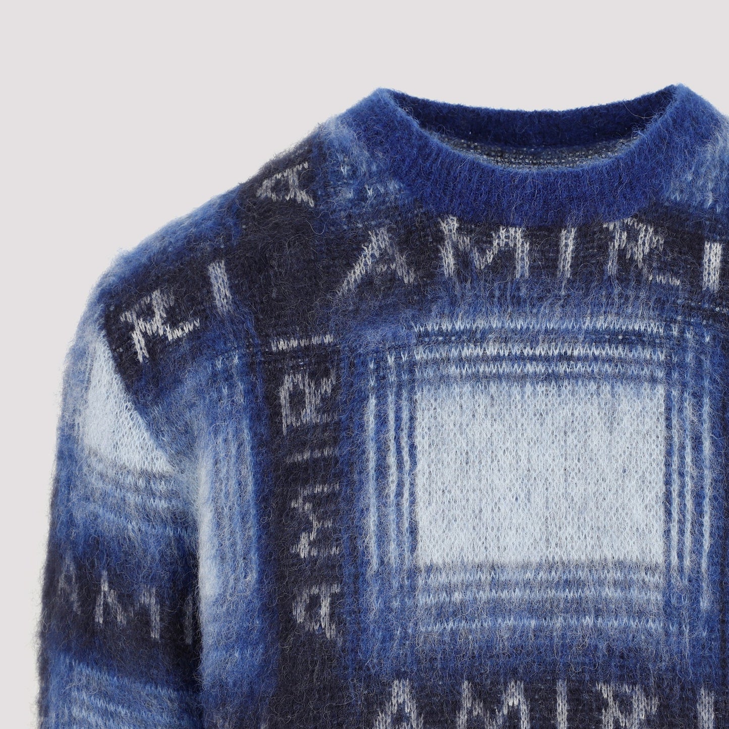 AMIRI MOHAIR PLAID SWEATER FOR RENT, LUXURY CLOTHING RENTAL