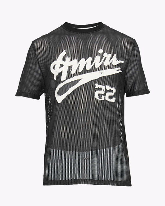 AMIRI MESH DISTRESSED T-SHIRT