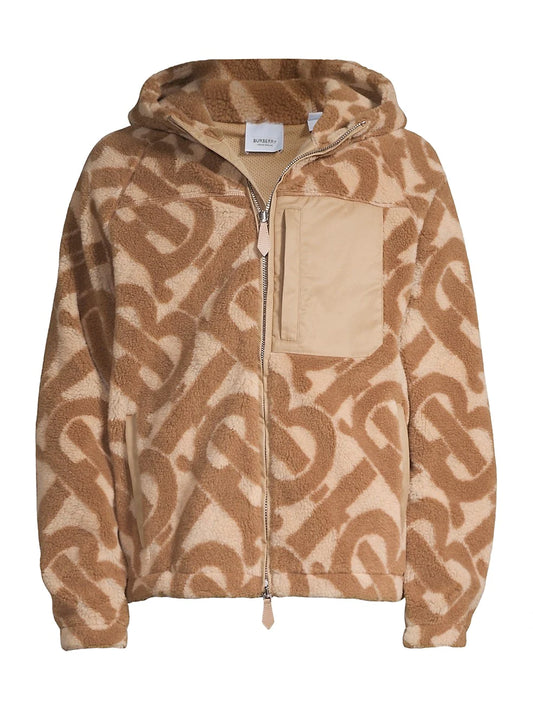 BURBERRY MONOGRAM FLEECE JACKET