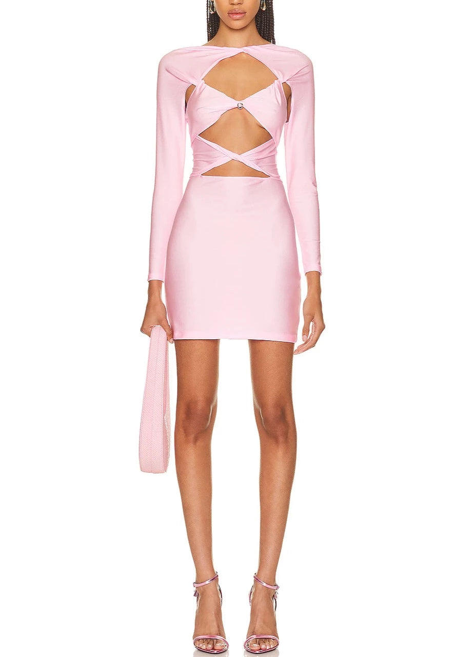 COPERNI CUTOUT MINIDRESS