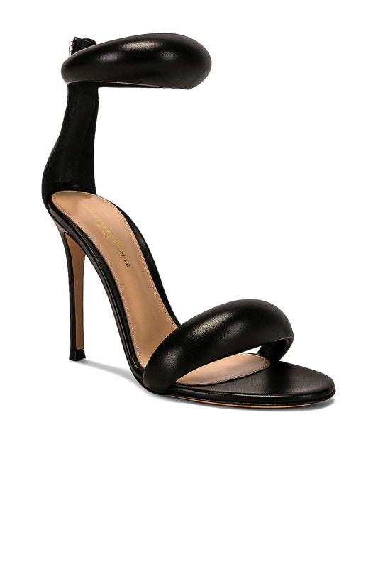 GIANVITO ROSSI BLACK BIJOUX HEELS