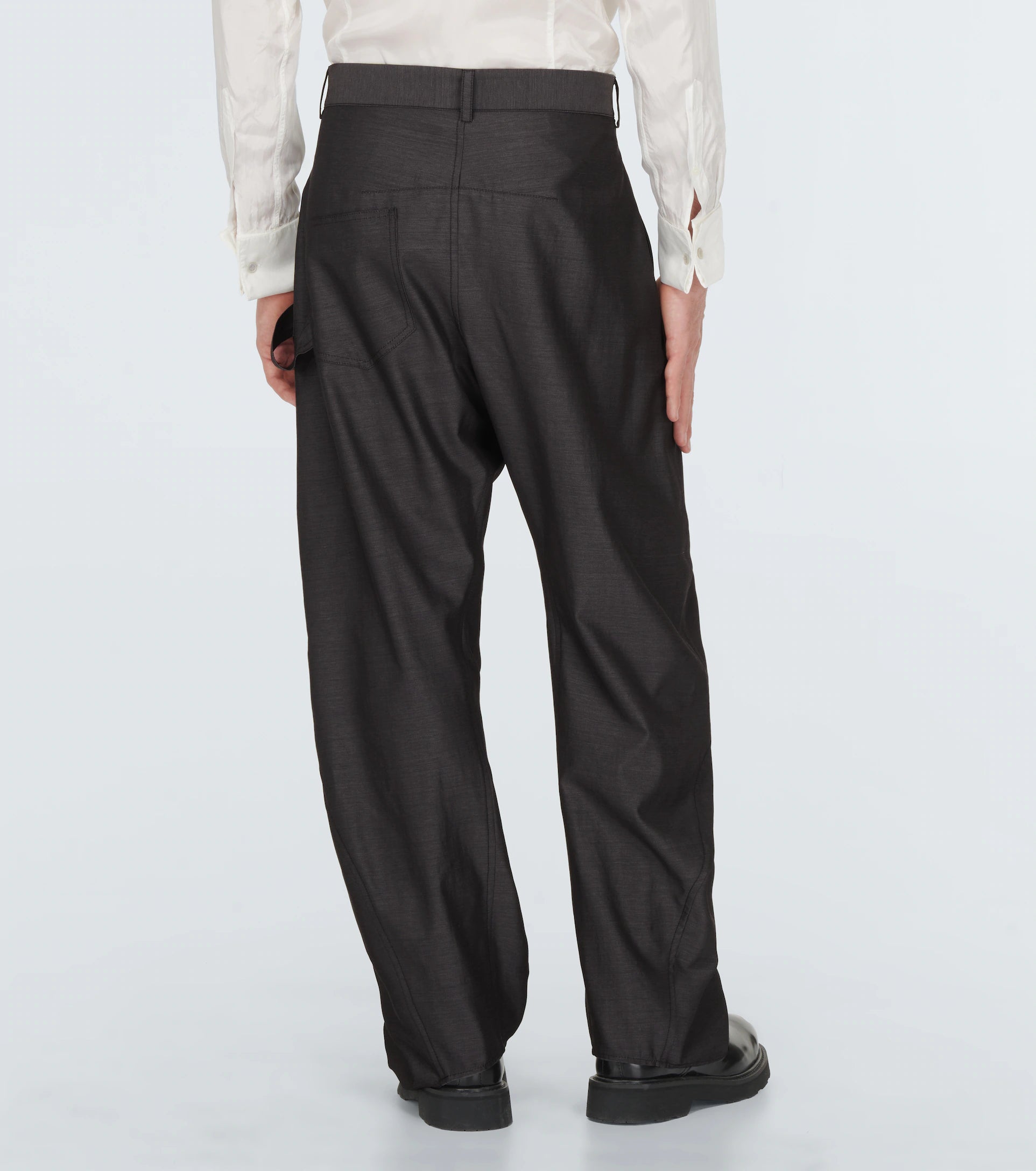 JW ANDERSON TWISTED WIDE-LEG PANTS