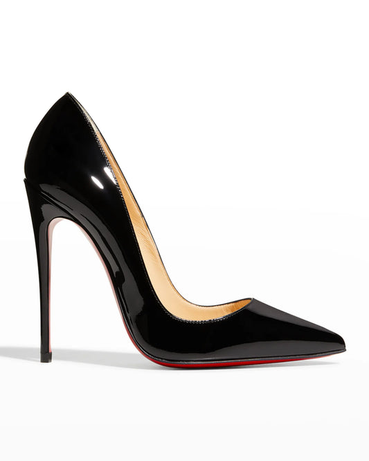 CHRISTIAN LOUBOUTIN SO KATE PATENT POINTED-TOE PUMP