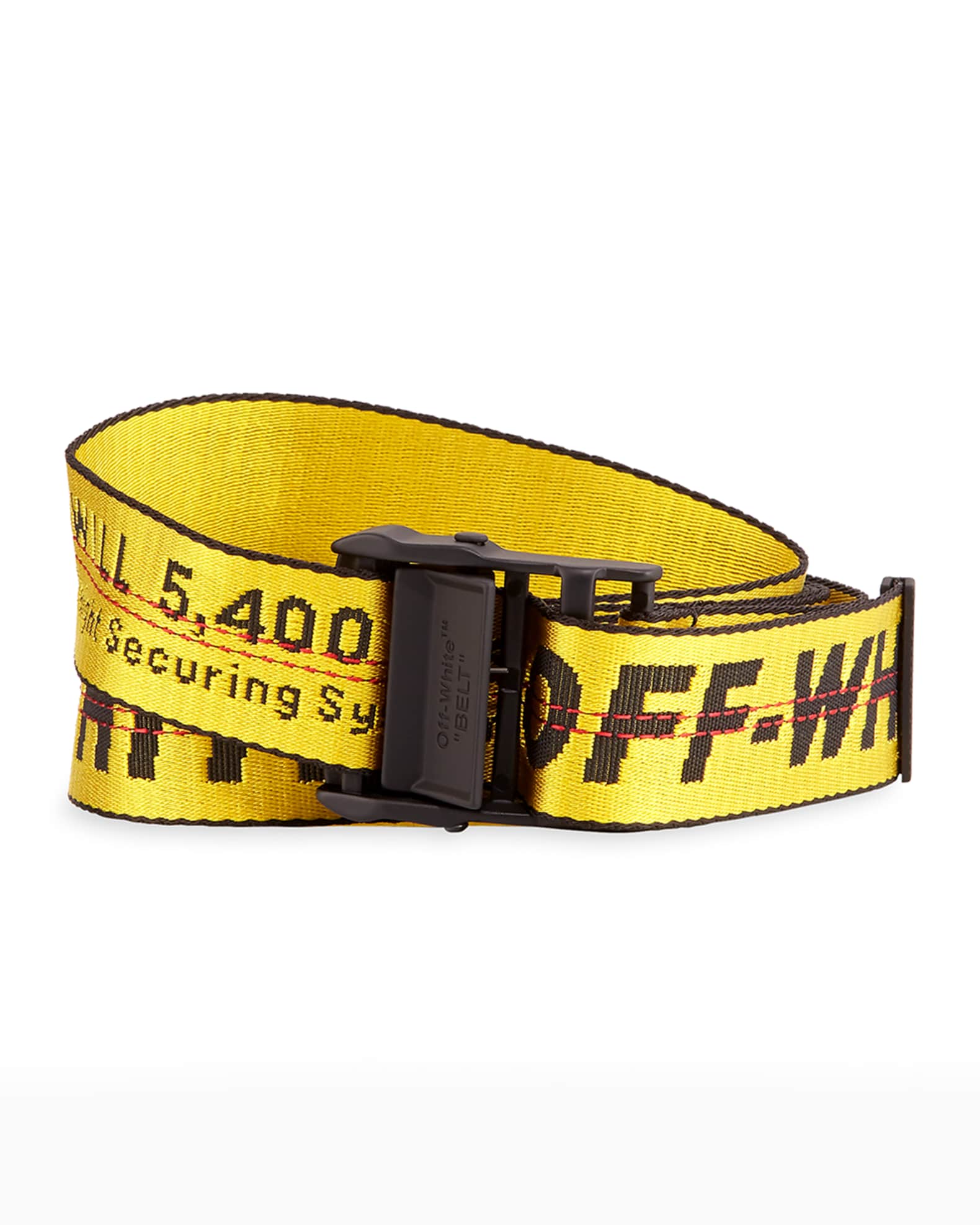 OFF-WHITE INDUSTRIAL LOGO BELT – TheLuxeLend