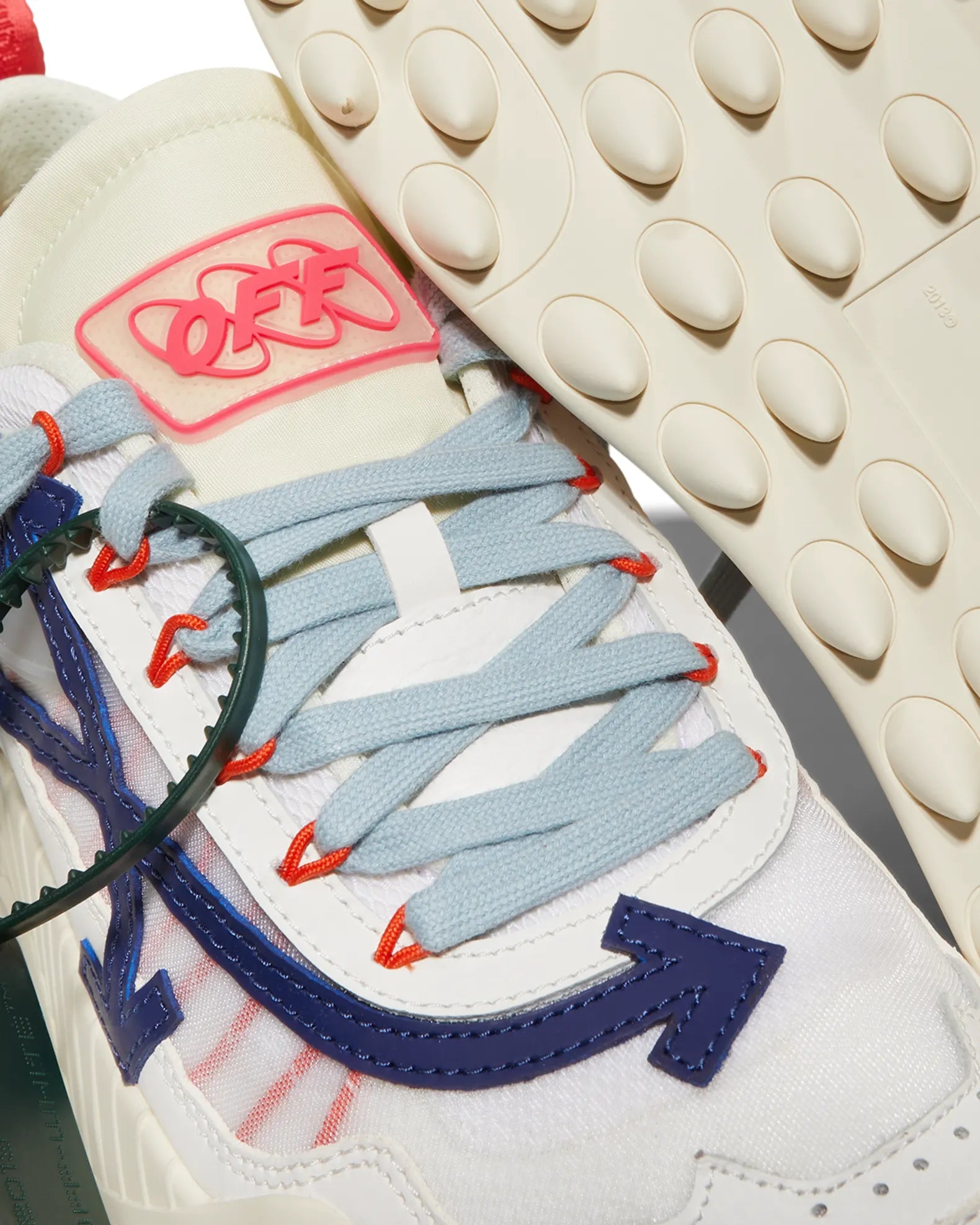 OFF WHITE ODSY 1000 ARROWS LOGO MESH SNEAKERS TheLuxeLend