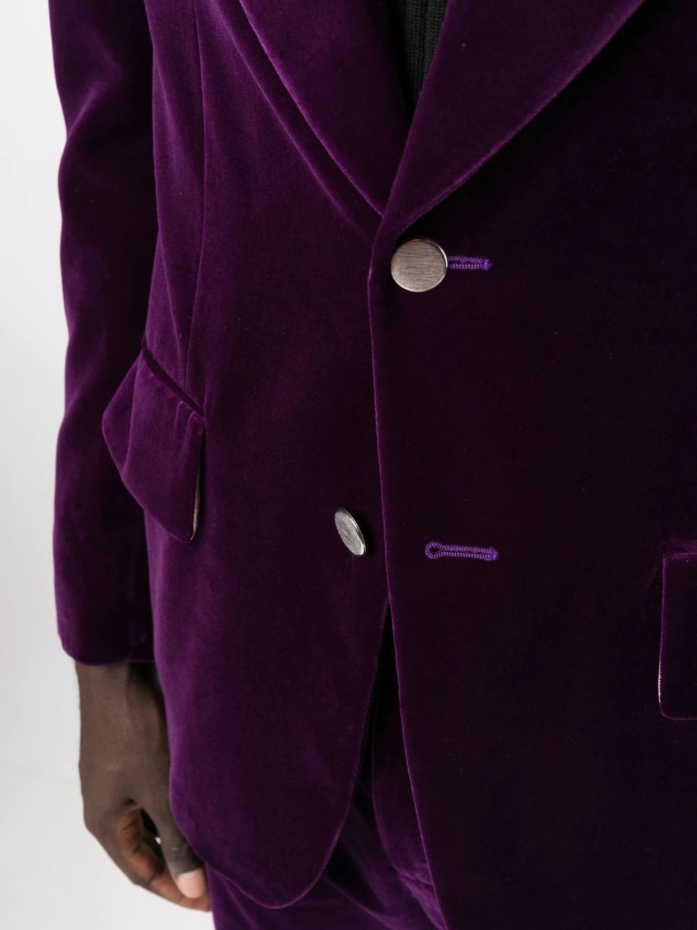 PALM ANGELS VELVET SUIT BLAZER – TheLuxeLend PALM ANGELS VELVET SUIT BLAZER – TheLuxeLend