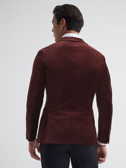 REISS DARK ROSE APSARA VELVET BLAZER | TheLuxeLend REISS DARK ROSE APSARA VELVET BLAZER | TheLuxeLend