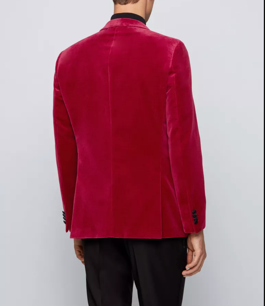 Boss sales velvet jacket
